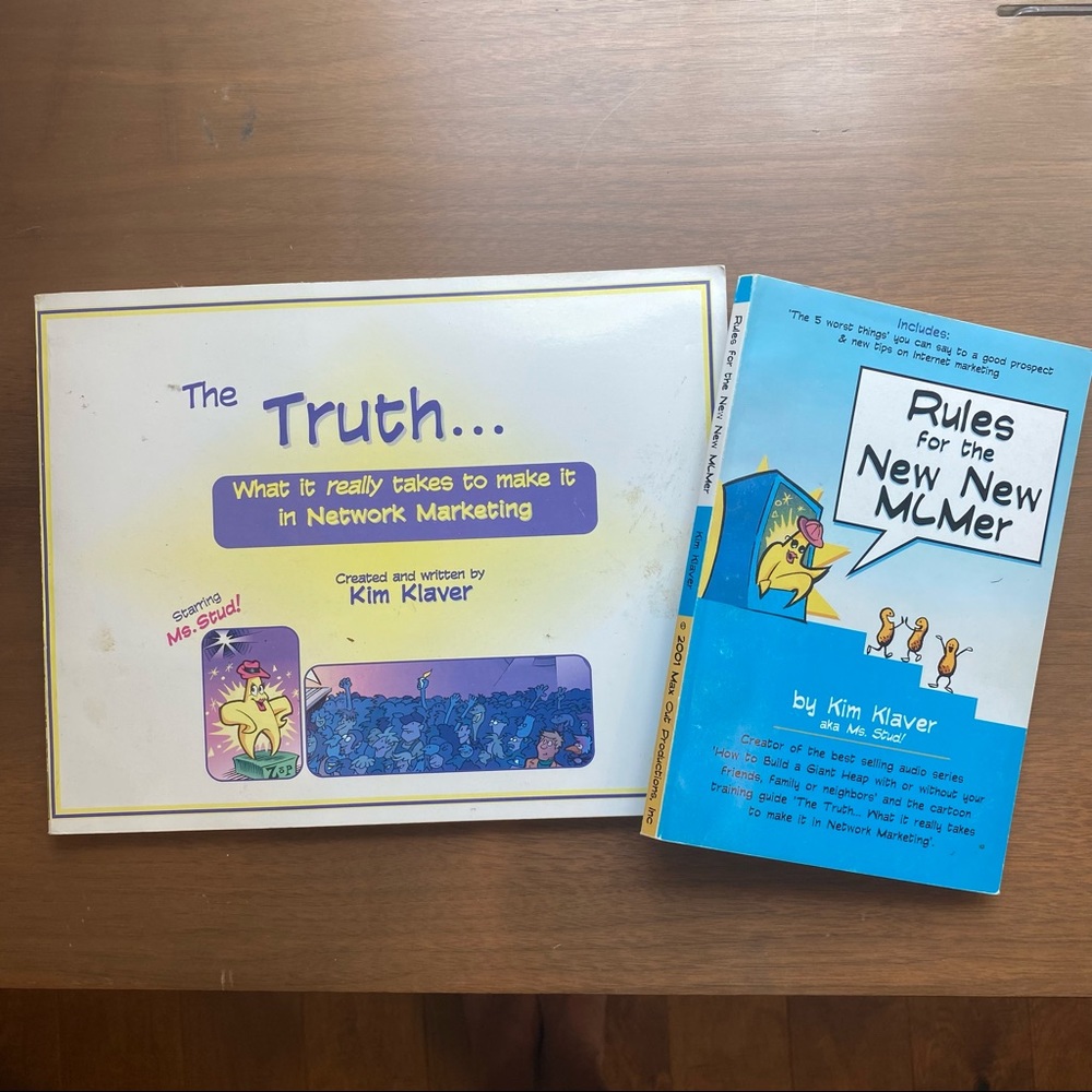 Rules for the New mlmer and The Truth book by Kim Klaver